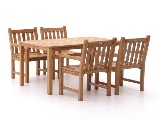 Sunyard Wales/Liverpool 160cm dining tuinset 5-delig