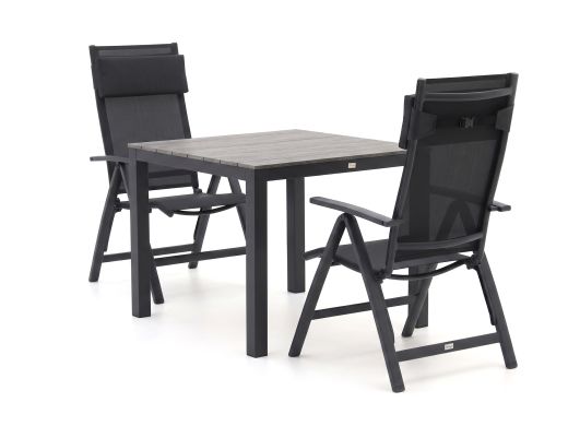 Bellagio Avenza/Fidenza 90cm dining tuinset 3-delig verstelbaar