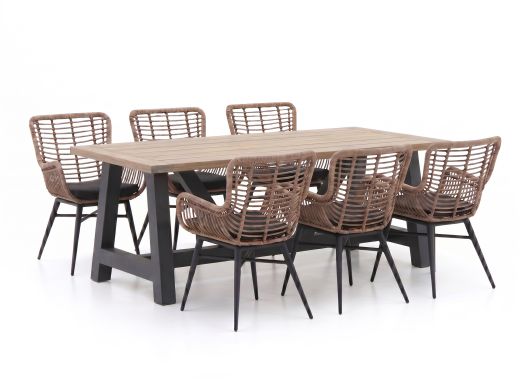 Intenso Asti/Bresimo 260cm dining tuinset 7-delig