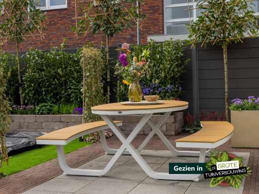 Bellagio Fidenza picknicktafel 216x200x75cm