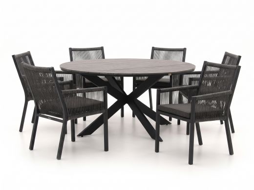Manifesto Rivola/Fidenza ø149cm dining tuinset 7-delig
