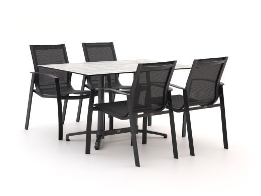 R&S Design Altea/Canzo 140cm dining tuinset 5-delig