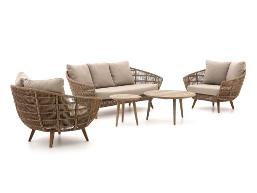 Intenso Stila/ROUGH-K stoel-bank Loungeset 5-delig