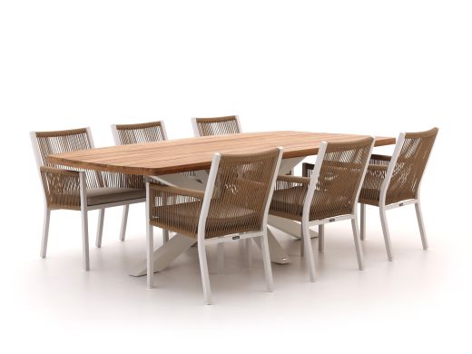 Manifesto Rivola/Induno Deens ovaal 240cm dining tuinset 7-delig