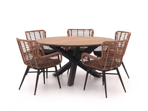 Intenso Asti/Fidenza ø149cm dining tuinset 6-delig