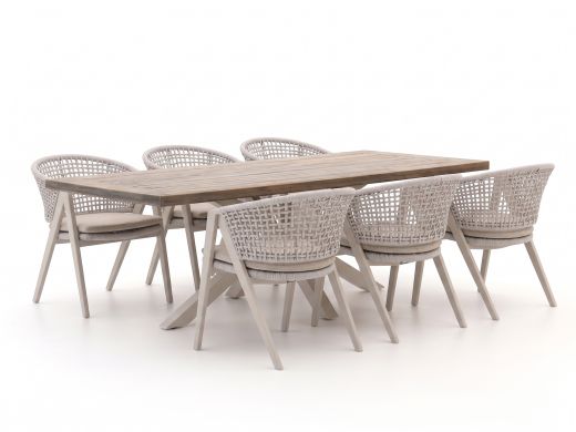 Manifesto Valsecca/Montorio 220cm dining tuinset 7-delig
