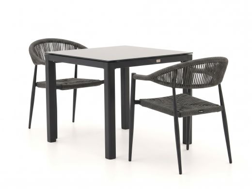 Manifesto Belpasso/La Fonte 90cm dining tuinset 3-delig stapelbaar