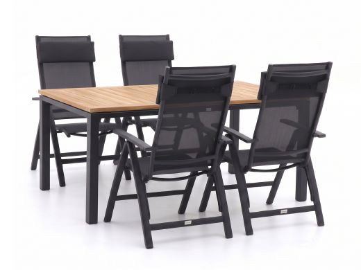 Bellagio Avenza/Linosa 180cm dining tuinset 5-delig verstelbaar