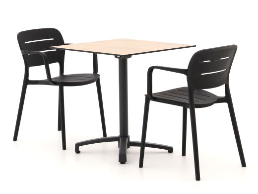 Forza Pazzia/Canzo 70cm dining tuinset 3-delig stapelbaar