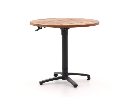 Bellagio Canzo klaptafel Ø85 (h:73/109cm) verstelbaar