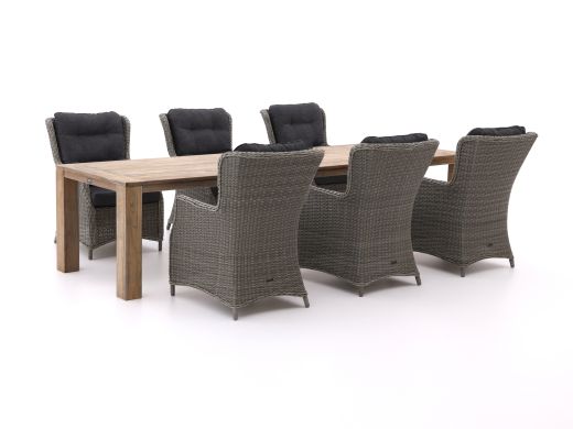 Intenso Milano/ROUGH-X 320cm lounge-dining tuinset 7-delig
