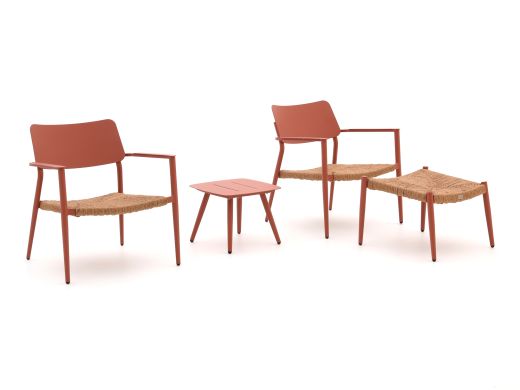 Bellagio Cino lounge balkonset 4-delig stapelbaar