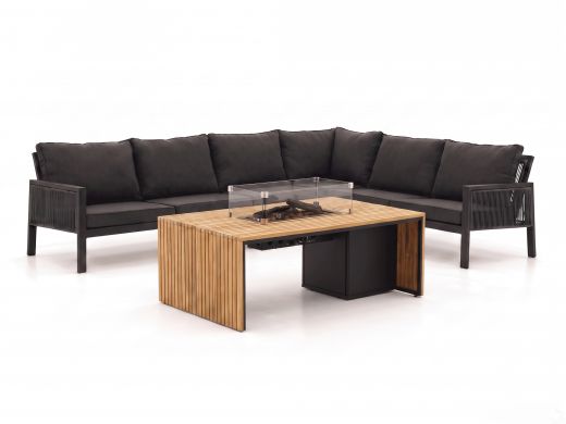 Manifesto Alzano/Cosibridge hoek loungeset met vuurtafel 5-delig