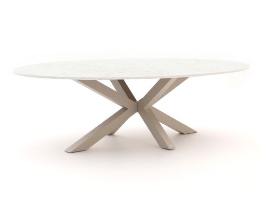 Bellagio Induno Ellips dining tuintafel 200x110cm