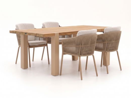 Hartman Sevilla/Almeria 200cm dining tuinset 5-delig