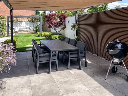 Bellagio Vinadio 255cm low dining tuinset 7-delig