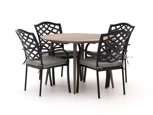 Hartman Berkeley/ROUGH-K ø 115cm dining tuinset 5-delig