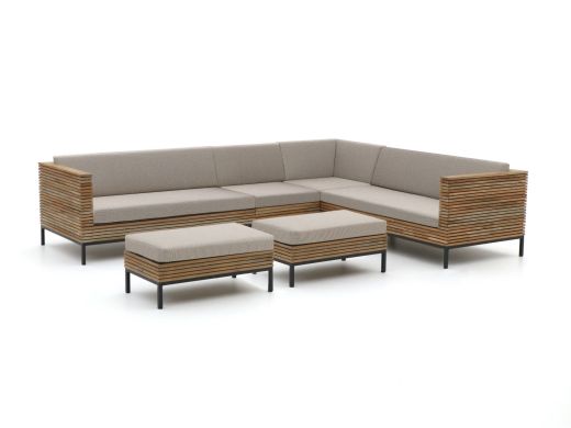 ROUGH-D hoek loungeset 6-delig