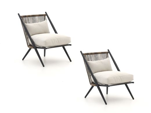 Intenso Brittoli lounge tuinstoelen (2 stuks)