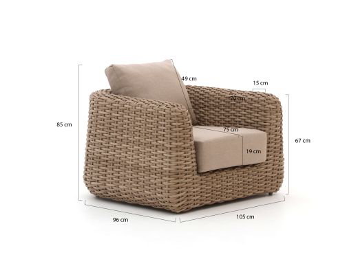Intenso Tarcento lounge tuinstoel