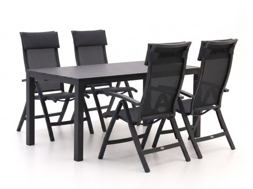 Bellagio Lugo/Menzano 160cm dining tuinset 5-delig