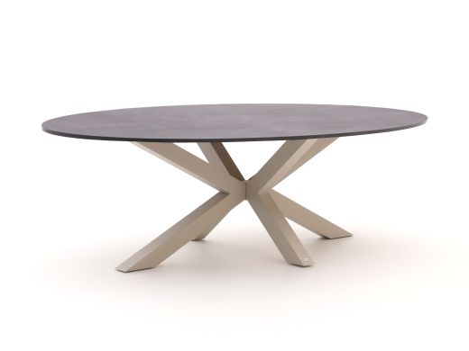 Bellagio Induno Ellips dining tuintafel 280x130cm