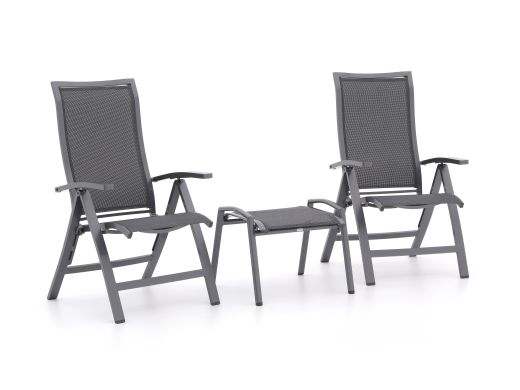 Bellagio Lugo/Stresa balkonset 3-delig verstelbaar