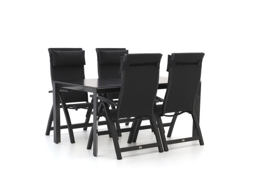 Bellagio Fermo/Sestino 160cm dining tuinset 5-delig verstelbaar