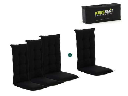Madison tuinkussen set van 4 hoge rug