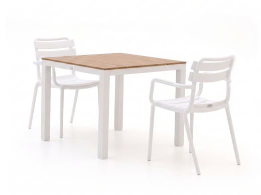 Forza Vico/Fidenza 90cm dining tuinset 3-delig stapelbaar