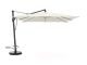 Glatz Sombrano S+ Easy zweefparasol 300x300cm - Ecru (158) (incl. Shadowline voet 140 kg) (incl.hoes) (Frame = Antraciet)
