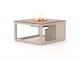 Cosiraw lounge vuurtafel 100x100x55cm - Teakhout