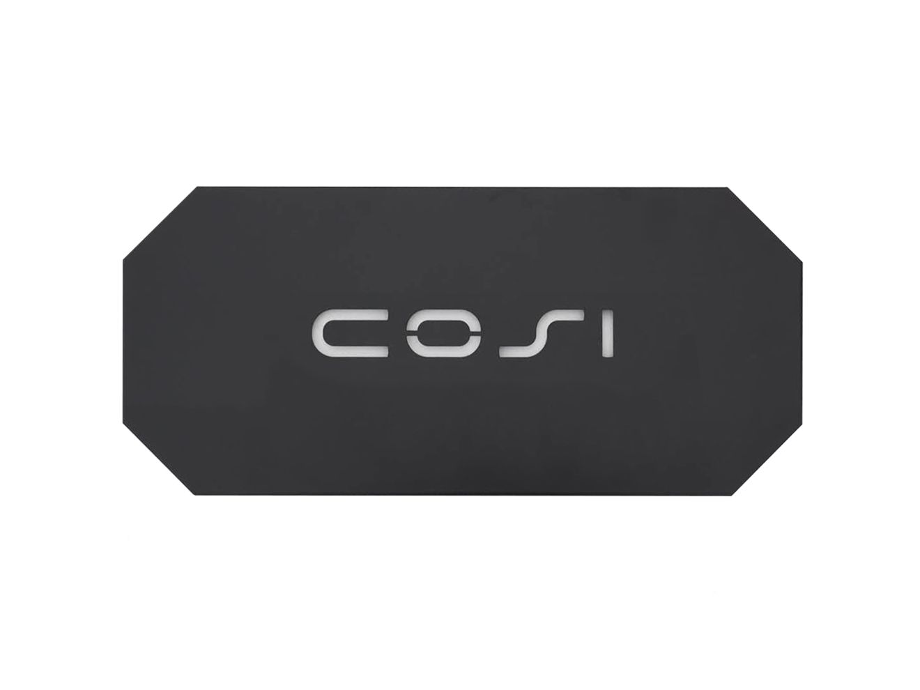 Cosi coverplate Straight Glass Set