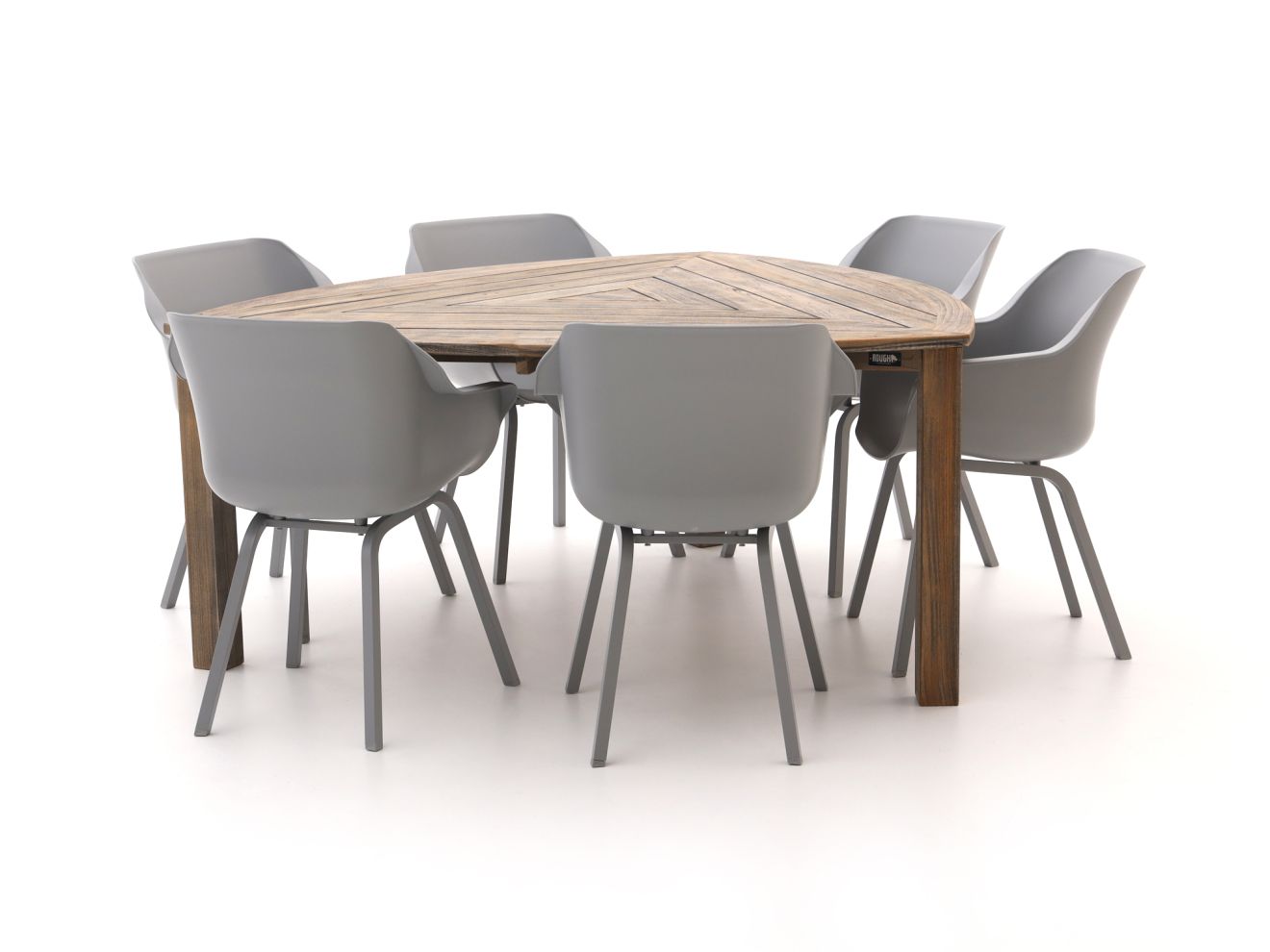 Hartman Sophie Element/Rough-S Triangular 170cm dining tuinset 7-delig