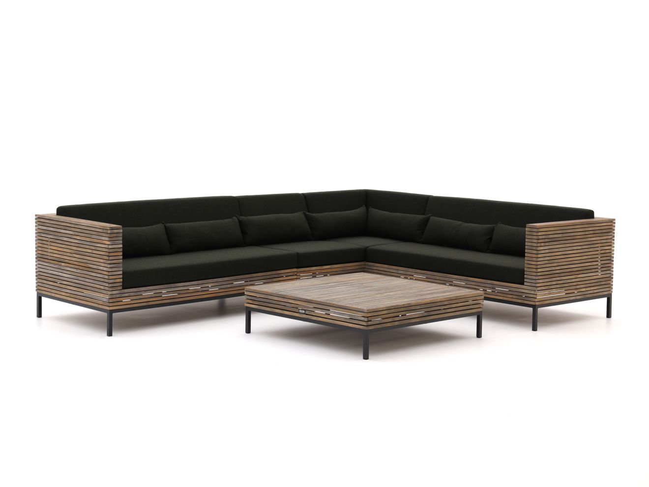 ROUGH-D hoek loungeset 5-delig