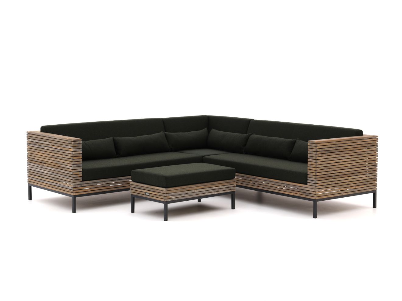 ROUGH-D hoek loungeset 4-delig