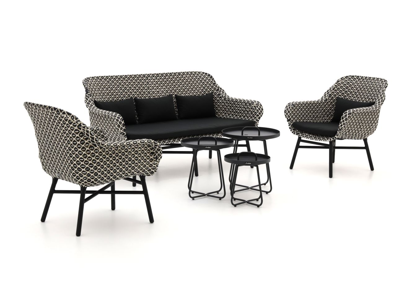 Hartman Delphine/Pito stoel-bank loungeset 6-delig