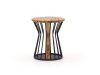 Cosilumia Bijzet tuintafel set ø70cm (h:41cm)/ø52cm (h:60cm) - Teakhout