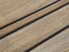 Cosiraw lounge vuurtafel 100x100x55cm - Charcoal (Blad = Old Teak Greywash) (incl. glas)