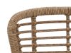 Intenso Asti dining tuinstoel - Taupe - Naturel - Bruin - Wicker (vlechtwerk)