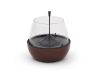 Tenderflame Tulip 18 tafelhaard ø19,3cm (h:18cm) - Amber