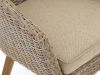 Intenso Tropea dining tuinstoel - Taupe - Naturel - Bruin - Wicker (vlechtwerk)