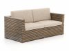 ROUGH-C/Cosiraw stoel-bank loungeset met vuurtafel 4-delig