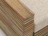 ROUGH-D lounge tuinstoel - Old Teak Greywash, Taupe - Naturel - Bruin - Teakhout