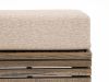 ROUGH-C/Cosiraw stoel-bank loungeset met vuurtafel 4-delig