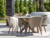Intenso Tropea dining tuinstoel - Taupe - Naturel - Bruin - Wicker (vlechtwerk)