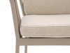 Tierra Outdoor Liv dining tuinstoel stapelbaar - Taupe - Naturel - Bruin - Textileen