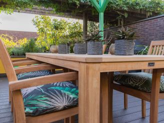 Sunyard Buxton dining tuintafel 220x90cm - Teakhout