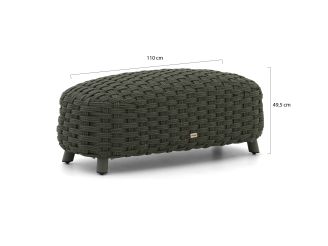 Manifesto Pergine hocker 49,5x110cm - Moss Green