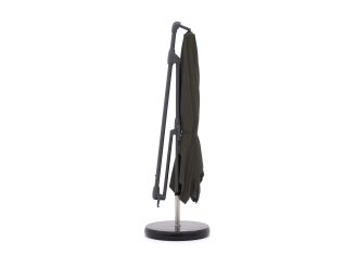 Glatz Sunwing Casa zweefparasol 270x270cm - Antraciet (155) (incl. Shadowline voet 90 kg) (incl.hoes)